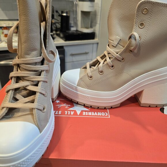 Converse Chuck 70 De Luxe Weatherized Leather Sz 8 Women Shoes Boots A12345C NEW - Picture 8 of 16